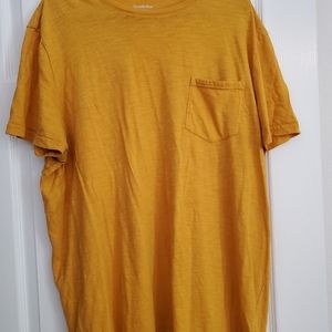 💚4/$20 Plus Size Goodfellow Yellow Shirt 2XL